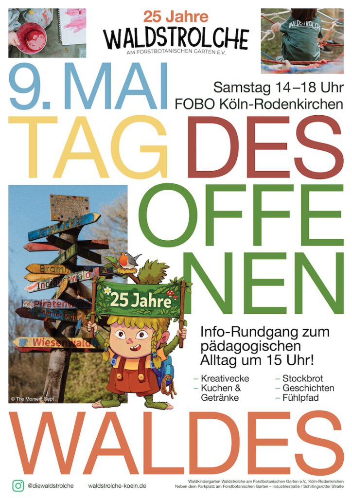Komm am 9. Mai zu unserem Tag des offenen Waldes!